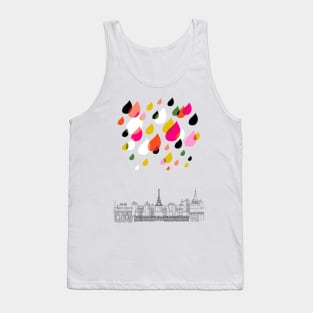 Parisian Pink Rain Tank Top